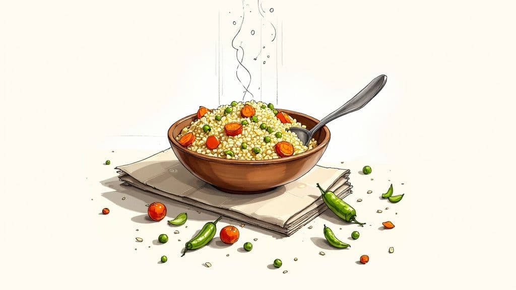 Easy and Delicious Recipe of Oats Upma for Breakfast