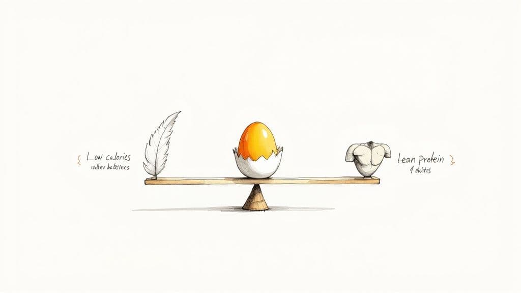 Calories in Boiled Eggs Without Yolk Explained