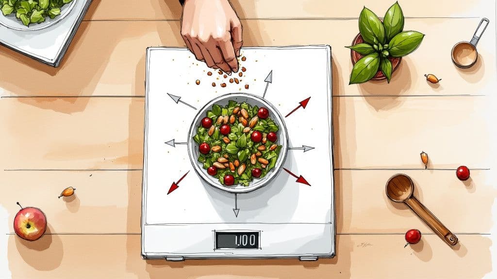 How to Weigh Food for Weight Loss (Without the Stress)