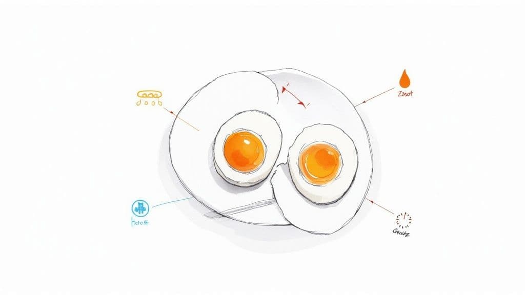 Calories in a Boiled Egg Without the Yolk
